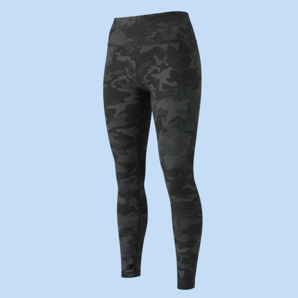 Lululemon Leggings Womens 22x25 Black Camo High Rise Align 25 Inch Pant